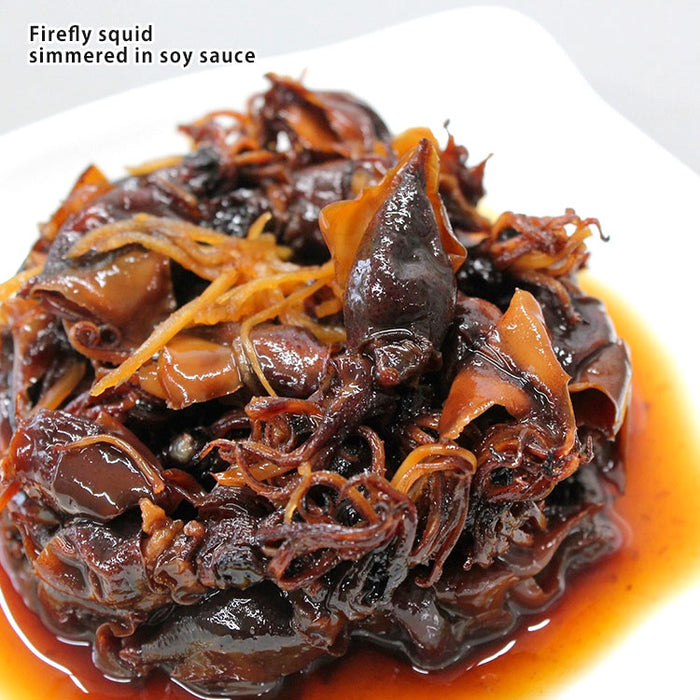 Firefly squid simmered in soy sauce