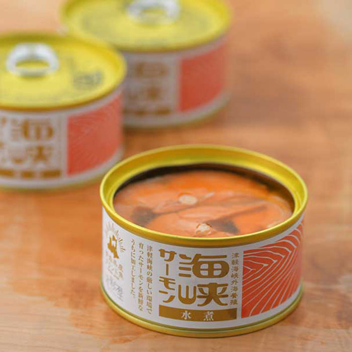 Canned Fish Japanese Strait Salmon in Water 