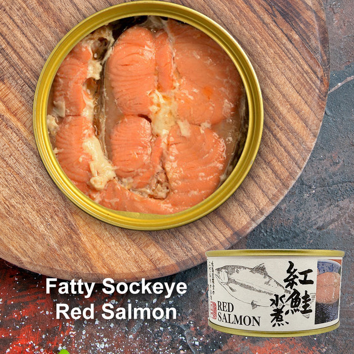 Set de degustación de salmón japonés enlatado: disfrute de 4 lujosos variaciones de pescado gourmet de Japón