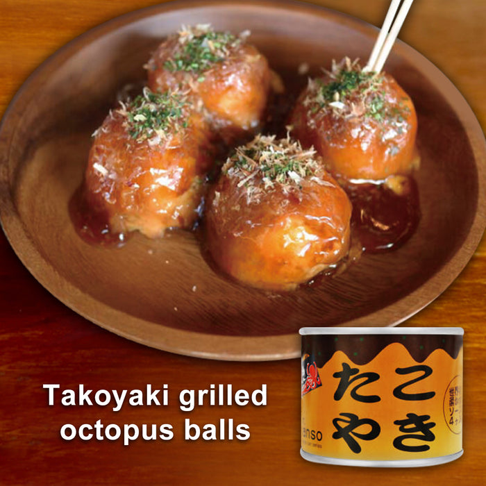 Canned Takoyaki - grilled octopus balls