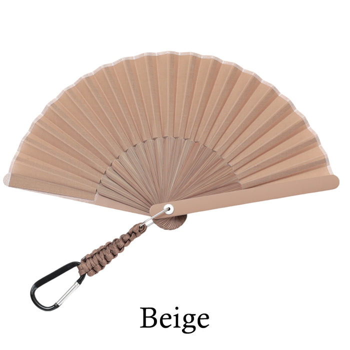 Japanese Traditional Sensu Fan - Carabiner Outdoors folding hand fan from Japan