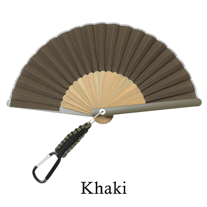 Japanese Traditional Sensu Fan - Carabiner Outdoors folding hand fan from Japan