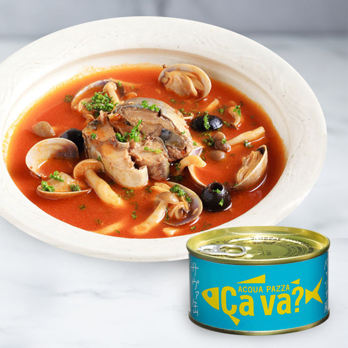 Tinned Fish Japanese Mackerel Ca Va in Aquapazza Sauce