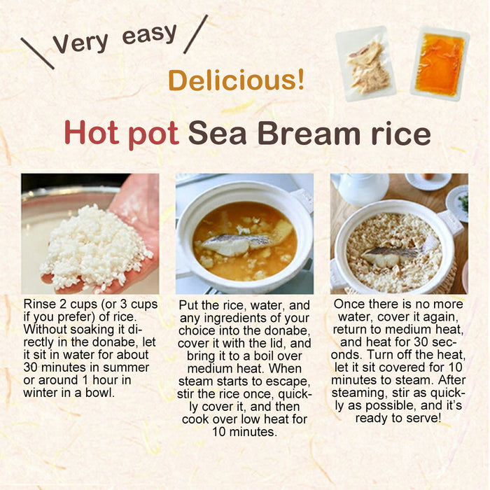 Red Sea Bream Rice Seasoning - Japanese fish 