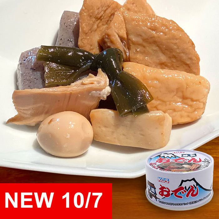 Japanisches Oden aus Shizuoka in der Dose