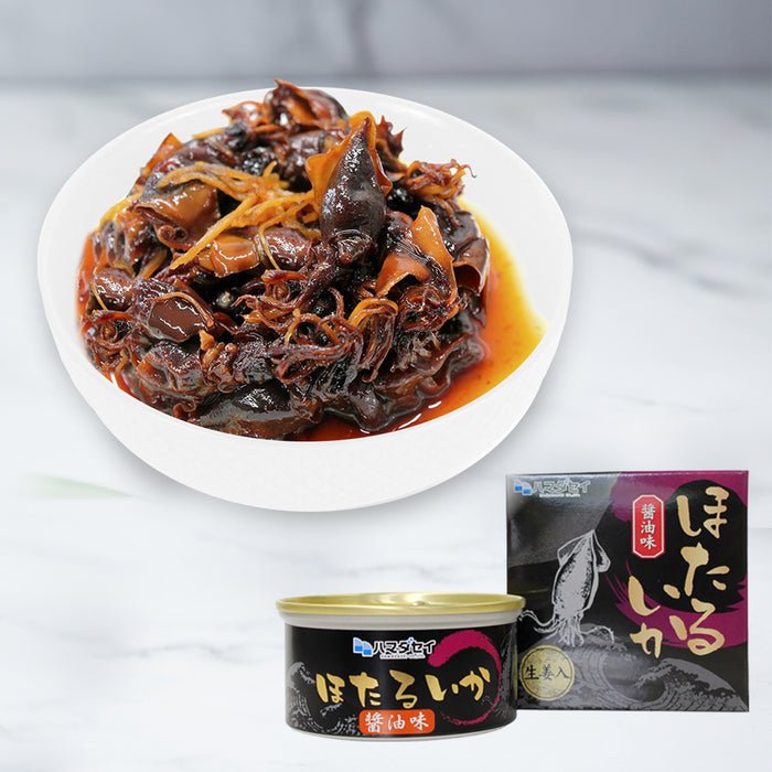 Tinned Seafood Firefly Squid Simmered in Soy Sauce