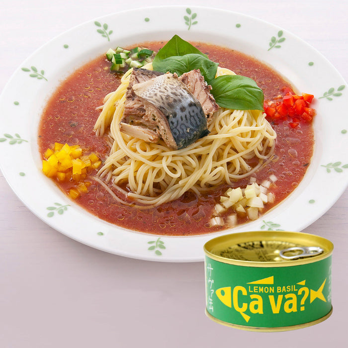 Tinned Fish Japanese Mackerel Ca Va in Lemon Basil Sauce