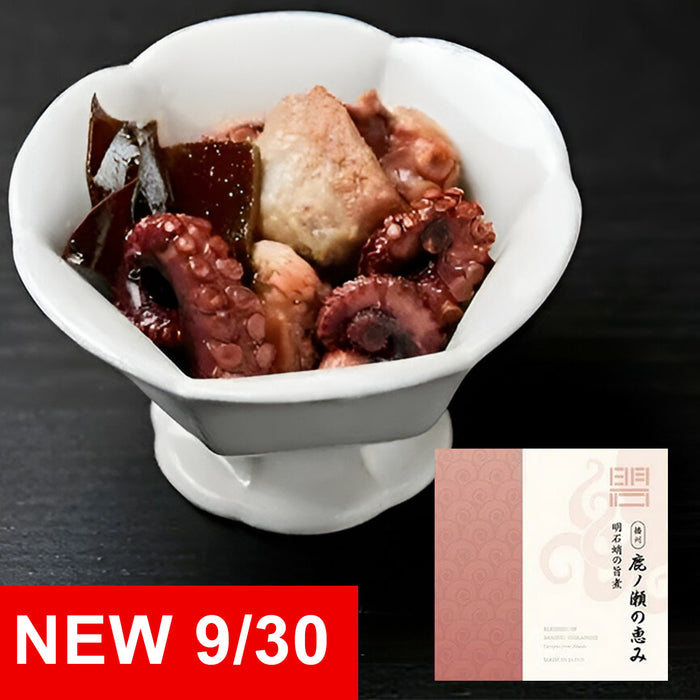 Akashi Octopus with Roe - Kombu Oil Boiled Japanese Canned Seafood