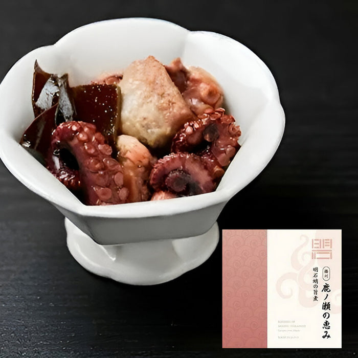 Pulpo de Akashi con Huevas - Marisco Japonés en Conserva Cocido en Aceite de Kombu