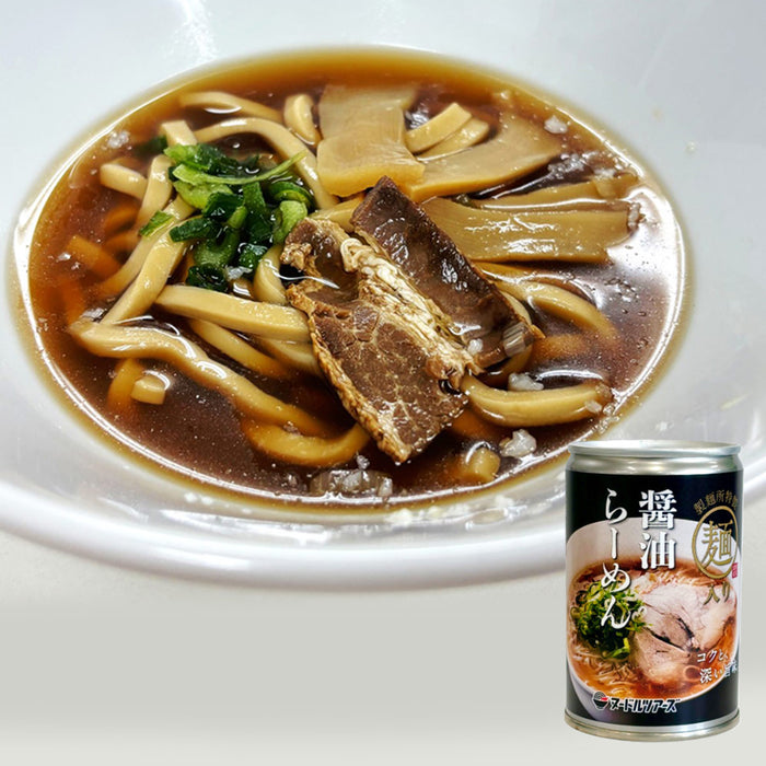 Japanese Ramen Canned Soy Sauce Flavor - 5 CANS SET Ready to Eat!