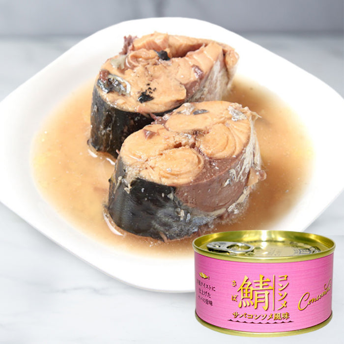 Canned Fish Japanese Mackerel in Consommé Sauce