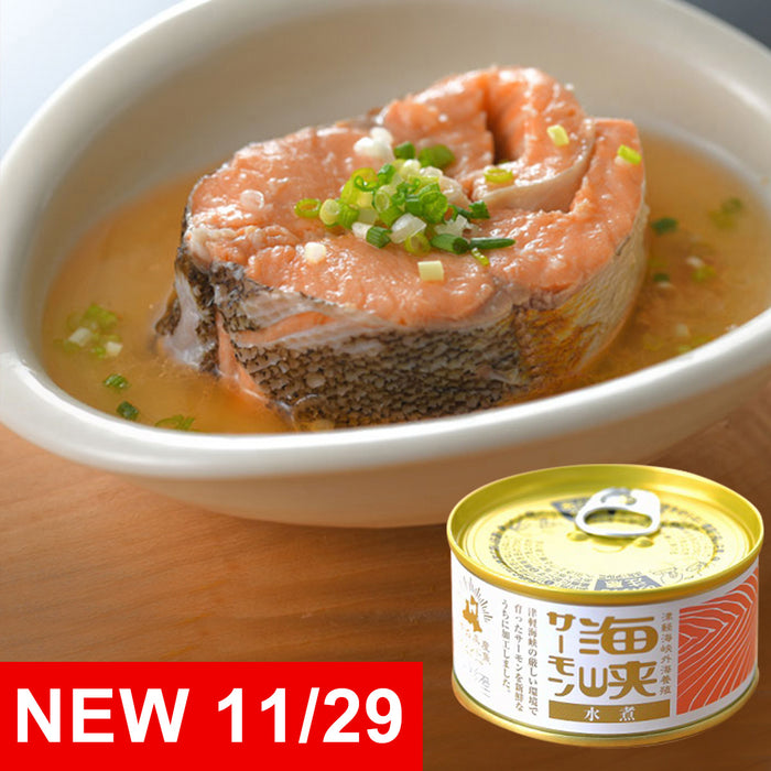 Canned Fish Japanese Strait Salmon in Water