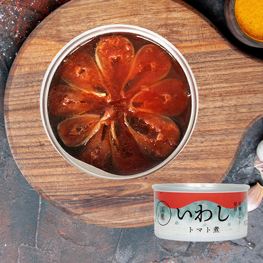 Japanese Sardines canned in Tomato Sauce - Tinned Fish (Hand-Packed) 