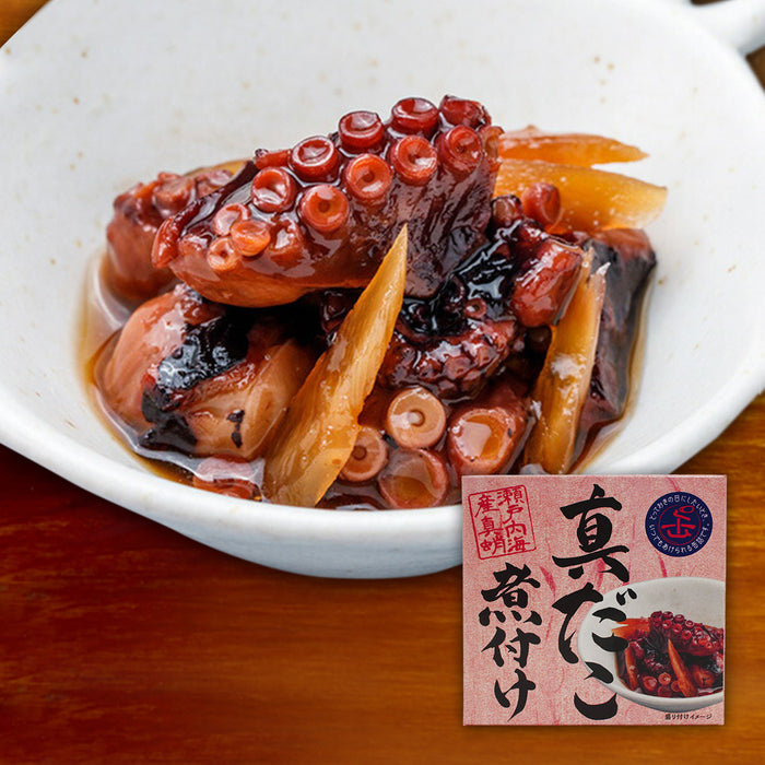 Eingemachte Meeresfrüchte: Japanischer Oktopus in Sauce gekocht
