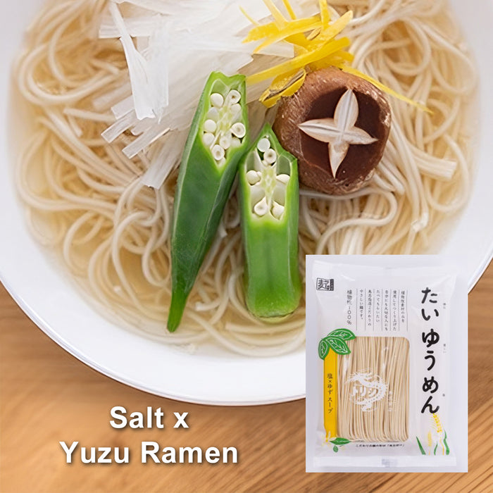 Ramen Tasting Set F - Healthy Selection. Enjoy a Nourishing Japanese Ramen Bowl Guilt-Free!  Air-dried Healthy noodles. 6 packs (makes 6 meals)